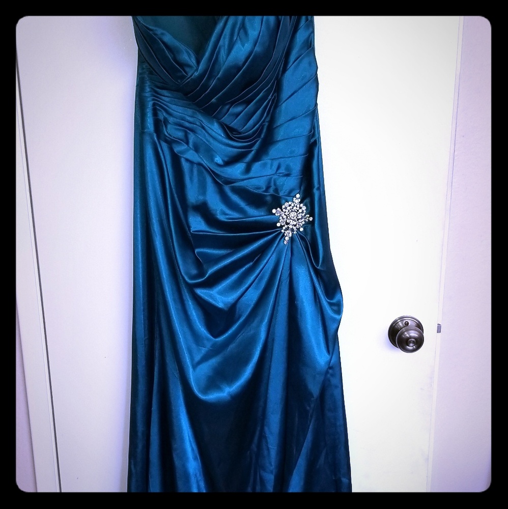 Teal dress